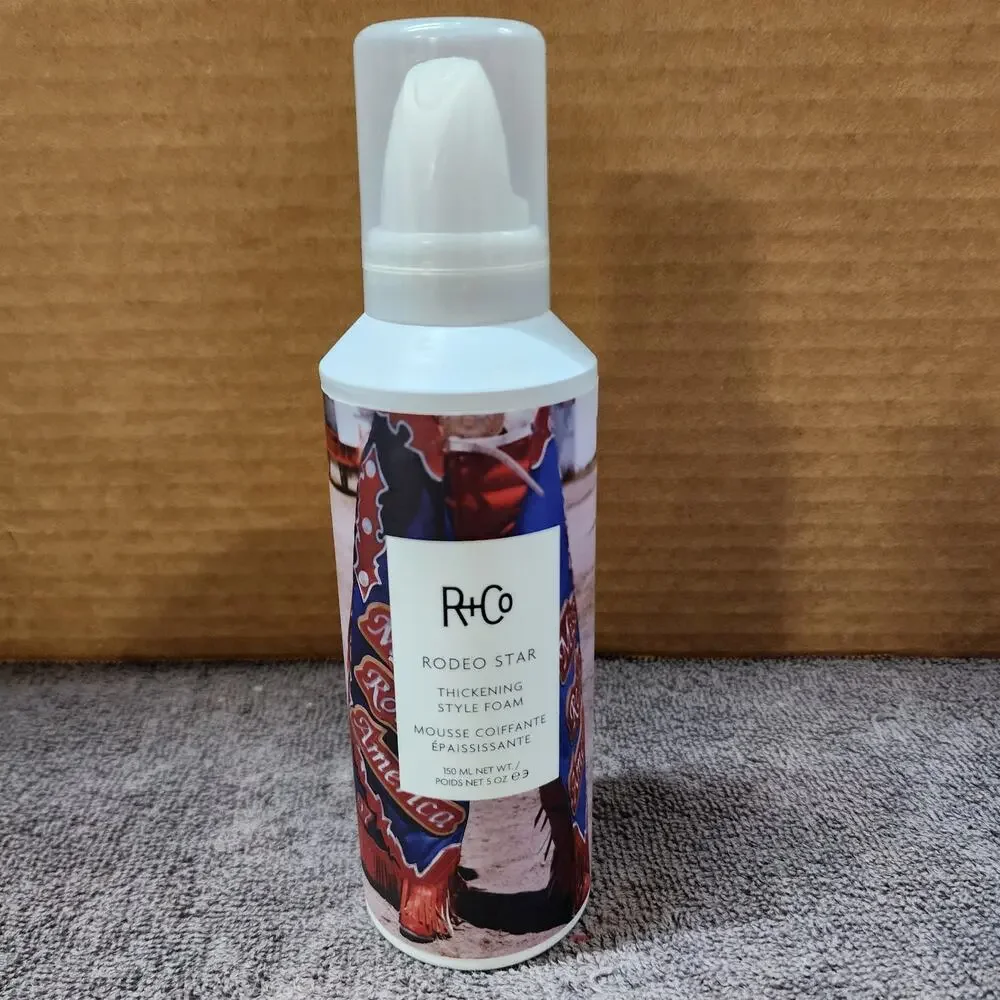 New R+Co Rodeo Star Thickening Style Foam 5 oz b34